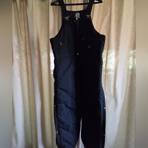 Carhartt Black Insulated Overalls